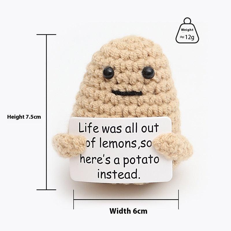 Positive Energy Wool Crocheted Potatoes - LuxeOfficeLook