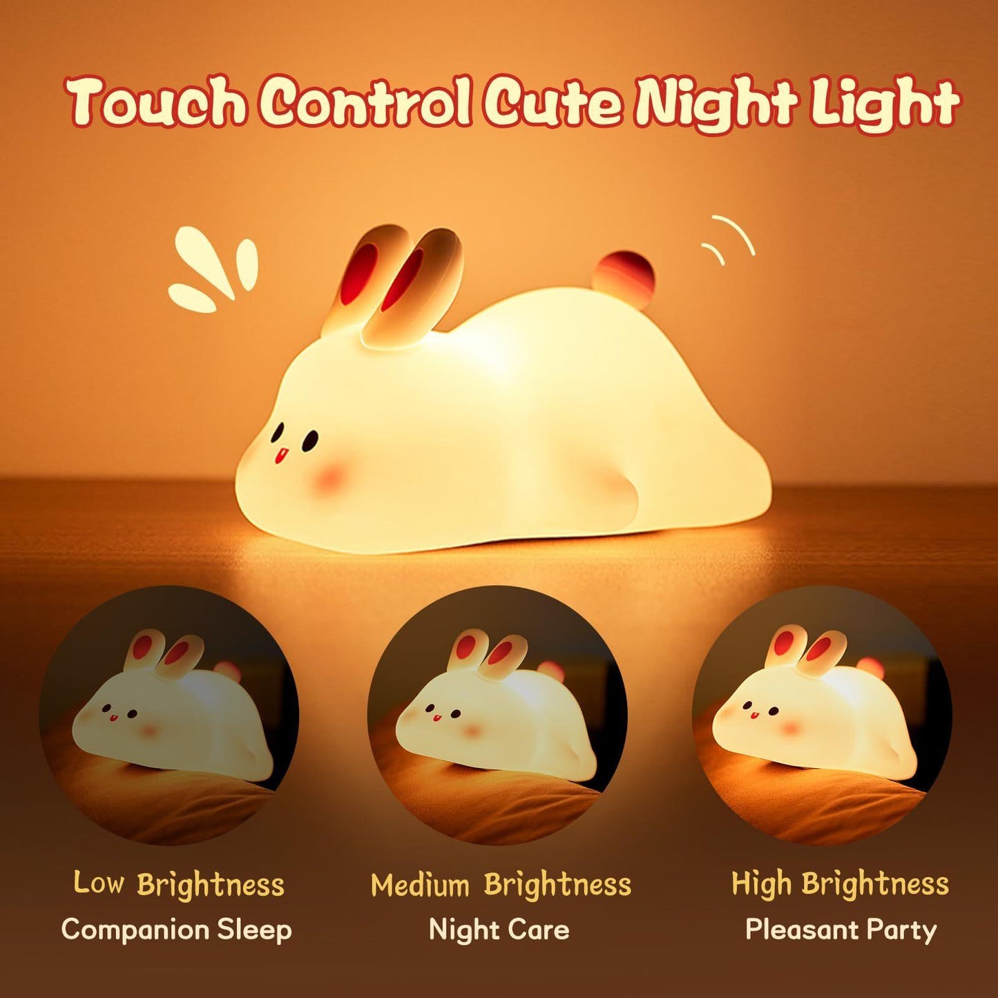 Cute LED Night Light - LuxeOfficeLook