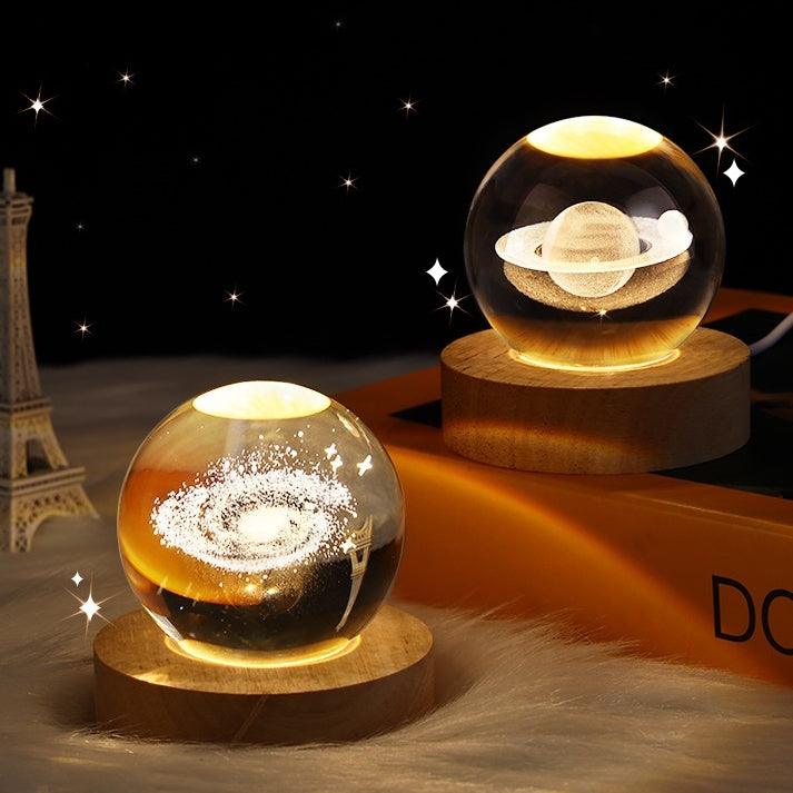 Starry Sky Crystal Ball Lamp - LuxeOfficeLook